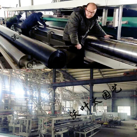 Anti-seepage membrane HDPE geomembrane fish pond lotus pond membrane reservoir slope protection tarpaulin black plastic 20S_1.5 meters wide 100 meters