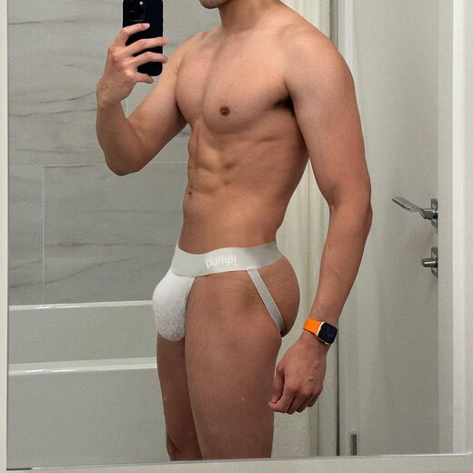 Sexy Men's Double String Underwear Low Taist Gay Sortez sans sexe sous-vêtements rose m