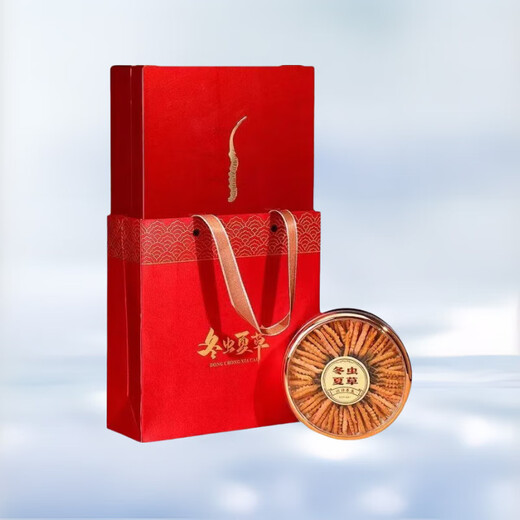 
Xina Tibet Qu high-altitude Cordyceps gift box 100 large cordyceps nourishing gift gifts for elders and parents Tibet Naqu Qu 2 1 gram 100 gift box