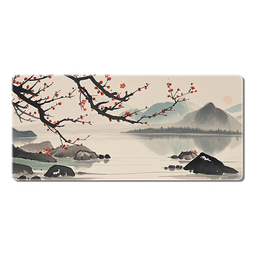 Cat à trois couleurs chinois peinture de souris PAD PADPRE SUPER LA LA PLADCAGE ANCIEN ANCIENNE BUREAU Étudiant Clavier Clavier de bureau PADPORDINATE