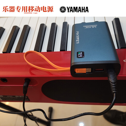 Sevinia适用于卡西欧电子琴CT688 788 877 799锂电池移动电源12V/9v 2万毫安加强升级版 带充电头 卡西欧12v外正内负5525接口