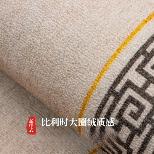 High-End Golden New Year Eingangstürbodenmatte Baifu Eingang Eingangstür Anti-Rutsch gerieben Erdfuß Matte verdickter Teppich