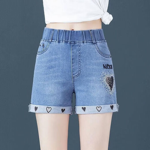 Pei Shiyans Hoch-T-Denim-Kurzrock im Sommer-Dünnstil, Elastizität der Anti-Exposition, hohe Slimness, A-Line-Taschenrock, gerade kurzer Rock, blauer Rock 6630, Einzelgröße S, empfohlen 85-Jin [Jin gleich 0,5 kg]