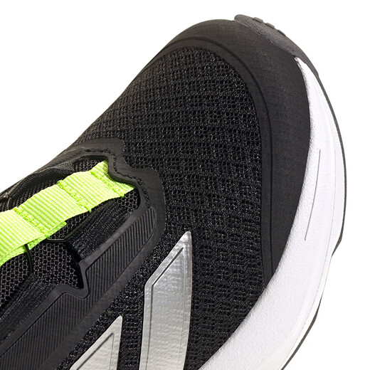 Adidas (adidas) zapatos para niños zapatillas para niños 25 verano duramo malla transpirable boa para niños carreras zapatos casuales ji1694 ji1694 negro/metálico plateado/lemón brillante amarillo 31.5 tamaño/13k/pie 19cm 19cm