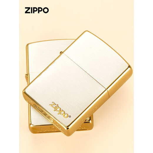 Zippo более легкий ветрозащитный официальный золотоизолярный логотип Индивидуальный подарок на день рождения День святого Валентина для парня позолоченной логотип (автономная машина не содержит масла) Dy9902bm