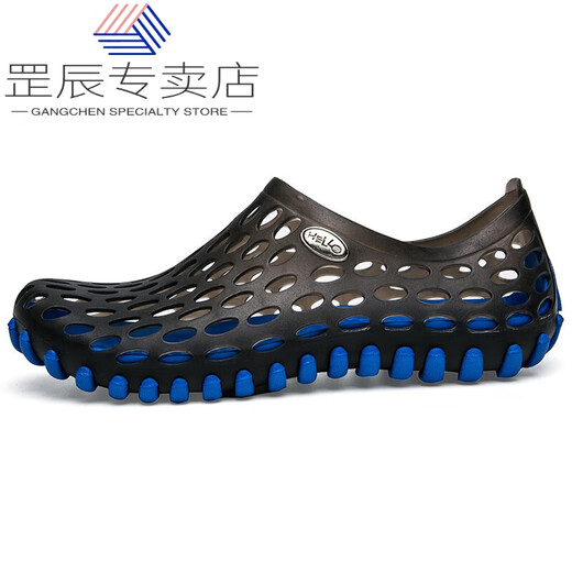 Jiao Xia Sail River Tracing Shoes Men's Outdoor Wading Shoes Quick-drying Non-Slip Ultra-Light Amphibious Fishing Rafting Shoes Water and Land Wear Beach Men's and Women's Black and Yellow 38