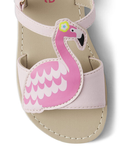 GYMBORee Unisex Toddler Flat Sandals Flamingo 5 Toddler