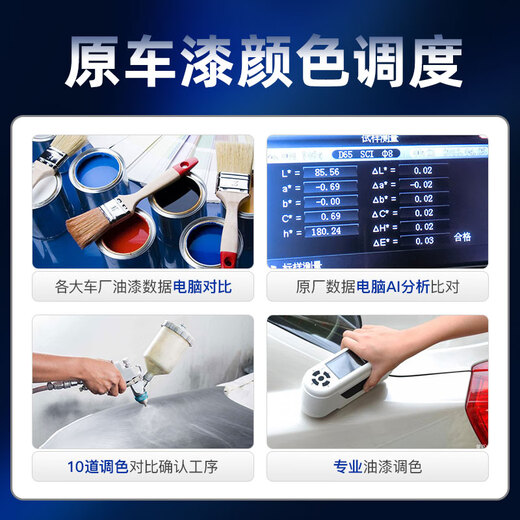 Dianbin is specially used for Changan Yidong PLUS touch-up pen Yida Ice Crystal White car paint repair Andes Gray self-spraying paint Andes Gray Yidong plus special self-spraying + repair tool