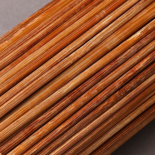 Hiturbo碳化竹签子摆摊整箱商用烧烤签炸串烤肠淀粉肠高温一次性竹签 量贩商用加粗加度碳化签(15斤装) 20厘米長+2.0毫米约9900支