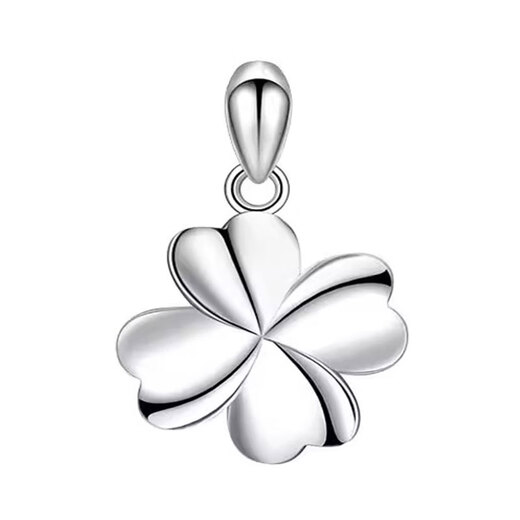 DYNpt950 platinum pendant for women with diamond pendant, 18K gold plated pendant, non-fading, chain single pendant not included, style 1