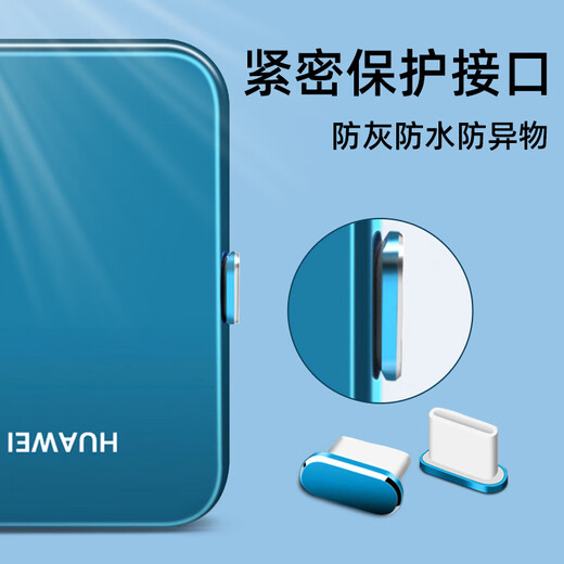 vivoType-c安卓手机防尘塞适用于华为vivo小米oppo红米电源孔充电口塞 Type-c硅胶防尘塞【黑色1个】试用装 无