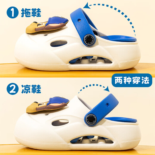 Paw Patrol Children's Sandals (PAW PATROL) Paw Patrol Children's Sandals Boys' Summer Baby Croc Shoes Indoor Children's Sandals Girls' Non-Slip Beach Shoes Light Brown Pebbles 4386 17 Inner Length 17cm Size 170 Suitable for Feet Length 16cm