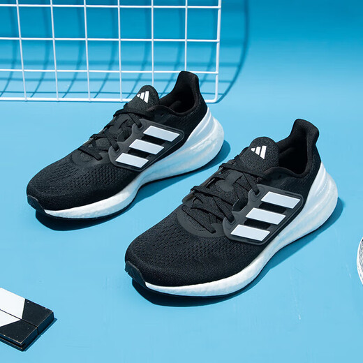 阿迪达斯 （adidas）官网官方跑步鞋男鞋 Ultraboost 21爆米花网面透气休闲运动鞋 IF4839/boost中底/黑白 40