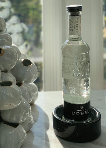 Fox RunRun black marble wine rack 12.7 x 12.7 x 5.08 cm 48757