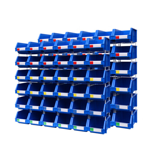 XMSJ Yingcube Teile Speicherbox Lagerhaus geneigt Plastikkasten -Hardware -Zubehör Material Schraubwerkzeug Speicher M12140*105*75 kann auf der Rückseite aufgehängt werden (Single