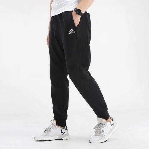 
Adidas men's pants autumn new trousers windproof trousers knitted casual basketball sports pants EB5270 GK9226// thin model 120-135Jin[Jin equals 0.5 kg] S