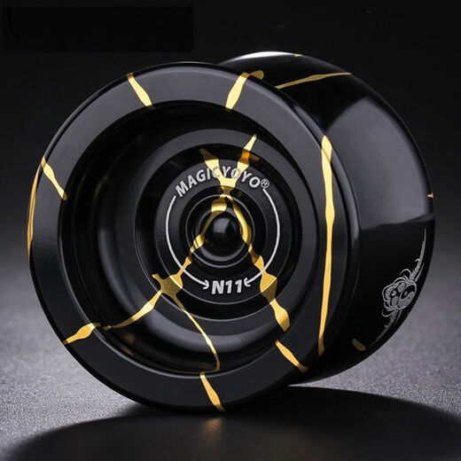 欧凯森克雷格溜溜球专业yoyo悠悠球比赛专用火力少年王高级职业合金儿童 N11黑金龙4级送6条绳）