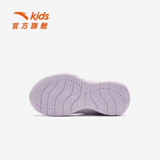 
Anta children's sneakers girls' shoes 2025 summer new product mesh breathable Velcro campus vitality running shoes [women's penetration net] white/light mist purple 9967-5 33 feet length about 20.5cm