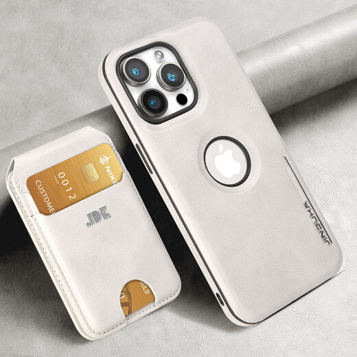 朵悦DIOLYURE适用iPhone15PROMAX手机壳磁吸卡包支架皮套苹果14防摔商务保护套 黑色 iPhone15PRO MAX