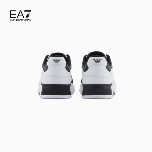 Emporio Armani/Armani offizielles Flaggschiff EA7/Neue Männer und Frauen Paare Low-Top-Schnürbasketballschuhe 2025 Sommer C695-White/Black 37.5