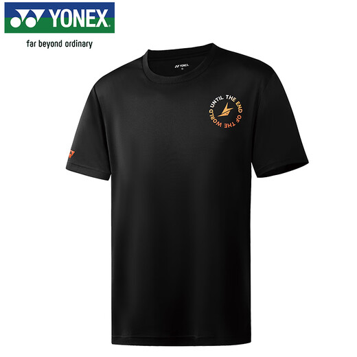 YONEX尤尼克斯羽毛球服吸汗透气林丹同款运动短袖T恤10099LDCR黑XO