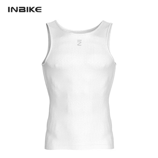 INBIKE sweat-absorbent cycling vest underwear quick-drying men's road bike top base layer white XL /XXL