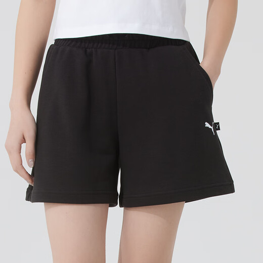 PUMA (PUMA) Sports Suit Vêtements pour femmes 2025 Nouvel exercice de course d'été confortable T-shirt à manches courtes courts shorts en tricot lâche 685646-02 + 692479-01 M