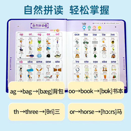Talking English One Livre Phonétique Signes LETTRES NATURAL SECRÉTAIRE AUDIO SECRÉTAIRE MÉMORISATION