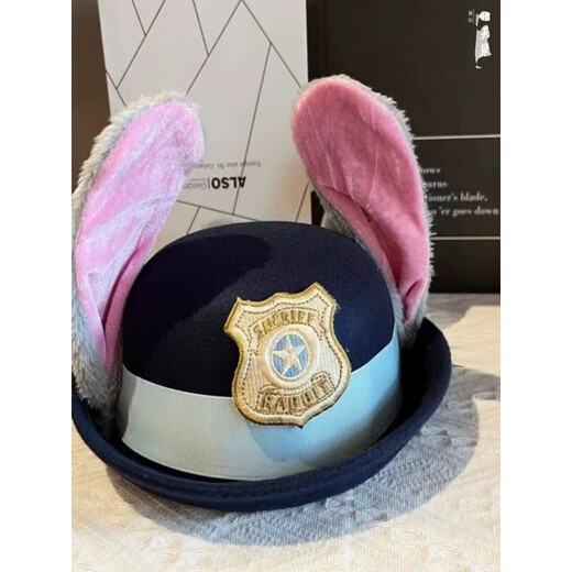 Oxygen Home Judy Hat Bunny Bowl Histor Crazy Zootopia Oficial de policía de Judy Judy Headband Dadvess Adulto Judy Bunny Bowl