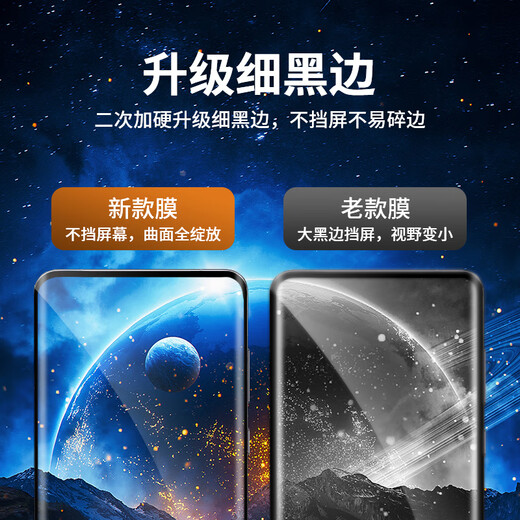 Langke 2-piece pack suitable for Honor 200 tempered film honor200 mobile phone film full screen coverage ultra-thin ultra-clear glass anti-fingerprint anti-fall no white edge mobile phone film