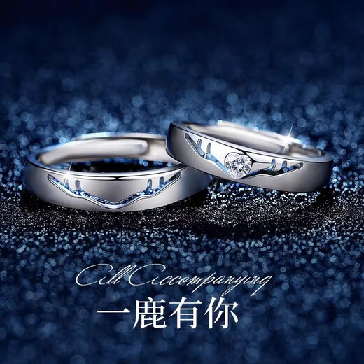 MZMZ Have You All the Way Platinum Couple Ring PT950 Platinum Pair of Rings Engagement Gift for Girlfriend and Wife on Valentine's Day Premium Style - Pair of Rings Customized in 7 working days