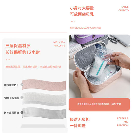 AisHangyou (ASY) 2-8 Muttermilch Frisch und kaltes Isolationsbeutel 12-stündige Arzneimittel Insulin-Injektion Interferon Traditionelle chinesische Medizin Kühlungspaket