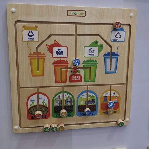 Hongtong Kindergarten Wandspielzeugkorridor Spiel Dekoration Kinder früh Bildung Montessori Unterricht AIDS Wandbetrieb Kognitiver Board Arbeit Simulationsspielplatte