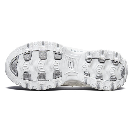 斯凯奇（Skechers）女鞋春秋2025新款小白鞋厚底增高老爹鞋熊猫鞋运动鞋轻便休闲鞋 11979-WSL 37