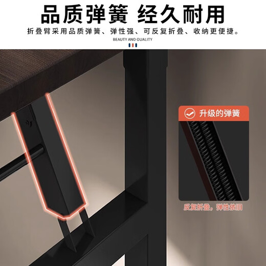 Shuhao Foldable Computer Desk Desktop Small Home Bedroom Desk Rectangular Simple Rental House Study Desk