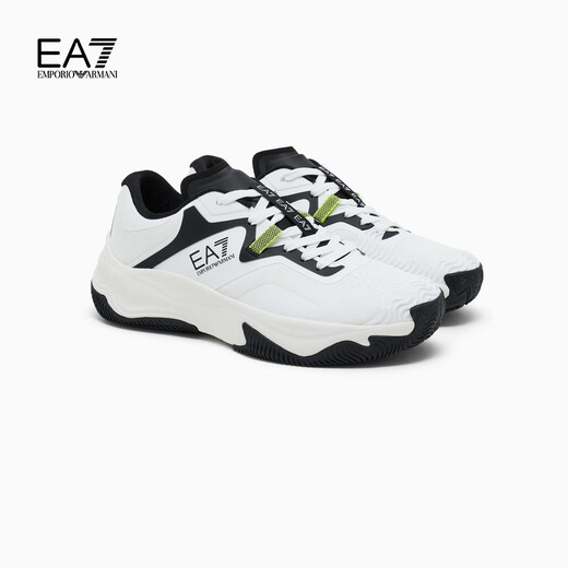 EMPORIO ARMANI/阿玛尼官方旗舰【七夕礼物】EA7/新款男女情侣休闲运动老爹鞋 T680-白色/黑色 40