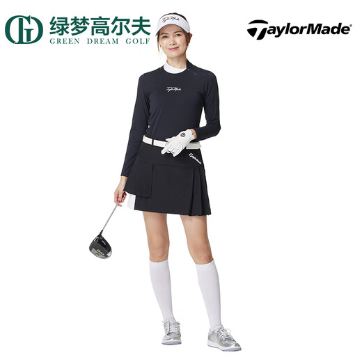 Taylormade泰勒梅高尔夫服装新款女士运动防风golf长袖立领上衣 白色-M13298 L