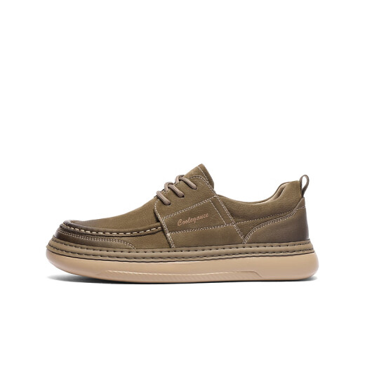 Belle al aire libre Zapatos de ropa de trabajo de moda 2025 Nuevos zapatos de tostada de avellana de suela suave A1864am5 Caki 42