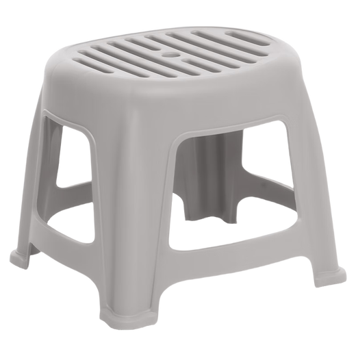 
Xitianlong plastic stool household small stool bathroom bath non-slip low stool toilet adult children changing shoes footstool 1 handful of glacier ash [high 23CM]