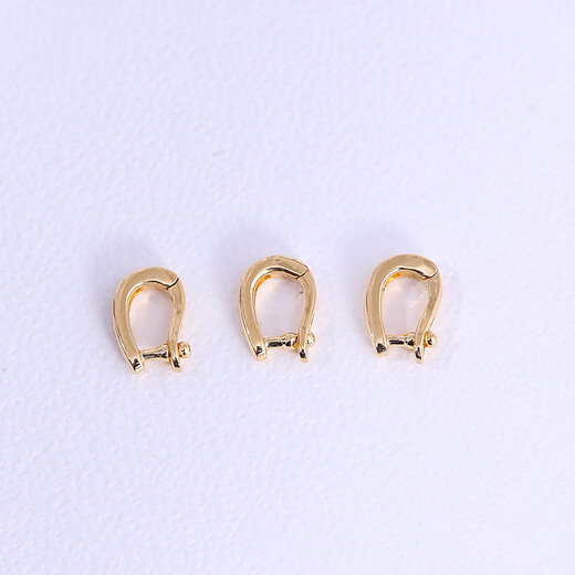 OEMG18K gold buckle thick gold buckle head diy bracelet necklace pendant accessories removable bracelet necklace k yellow 18k diamond with bead plate set