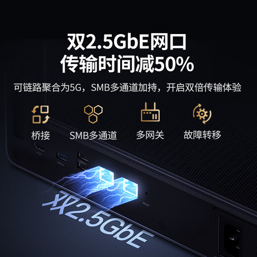 Green Alliance Private Cloud DXP4800 8G-Version 32T NAS-Netzwerkspeicher mit vier Einschüben, persönliche Cloud-Festplatte, Heimserver, AI-Fotoalbum, Mobiltelefon-Tablet-Erweiterung, geeignet für iPhone17