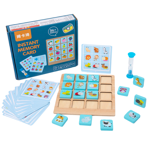 Fensterchen Kindergärtner Kinderausgabe Momentiner Gedächtnispflicht -Kartenbeobachtung Fokus Training Fun Early Education Toys Instant Photography Memory Memory Game