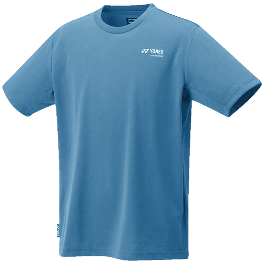 
YONEX YONEX badminton uniform short-sleeved T-shirt shorts men's 16671CR yy sportswear quick-drying environmental protection series men's t-shirt 16833BCR mist blue XL