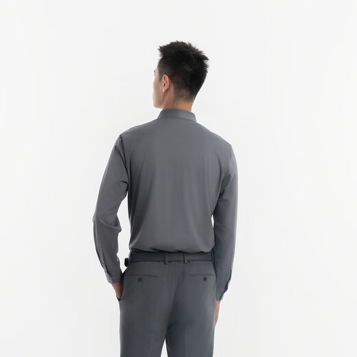 
Jinba Men's Clothing (K-Boxing) Jinba Men's Clothing 25 Spring and Summer Classic Business Commuter Long Sleeve Shirt BCBN1391 Yahui M
