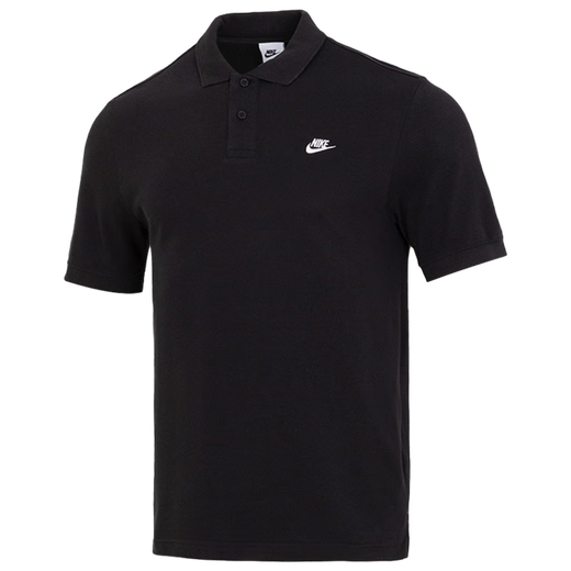 NIKE短袖男上衣 25夏季新款舒适透气翻领纯棉商务POLO衫运动休闲T恤衫 FN3895-010/主推 S