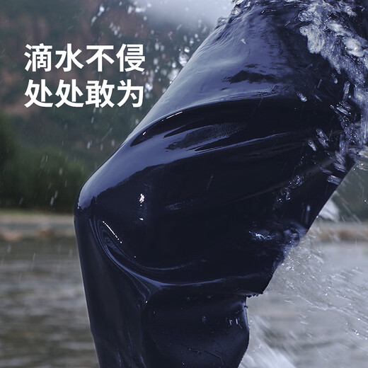 YogelTackle waders and water shoes one-piece raincoat lower body men's rain pants and rain boots all-in-one waders full body waterproof fish pants wading pants