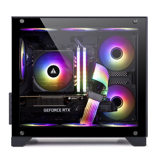 Navigator i7 14700/RTX5060/Core i5/4060/H/HX version/water-cooled gaming e-sports desktop computer host DIY assembly computer complete machine installation complete set of chicken 1 12th generation Core i5丨16G丨RTX3060 12G