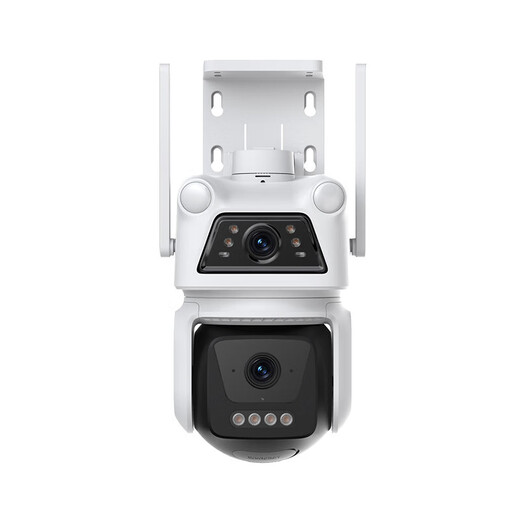 Fluoritkamera Haushaltsauge Xiaodou Outdoor Dual-Kamera 10 Millionen 3K Fernglas AI Outdoor Überwachung Wireless 360-Grad-Kamera [5 Millionen + 5 Millionen] Menschen- und Fahrzeugerkennung Kamera (Beratungsgeschenke)