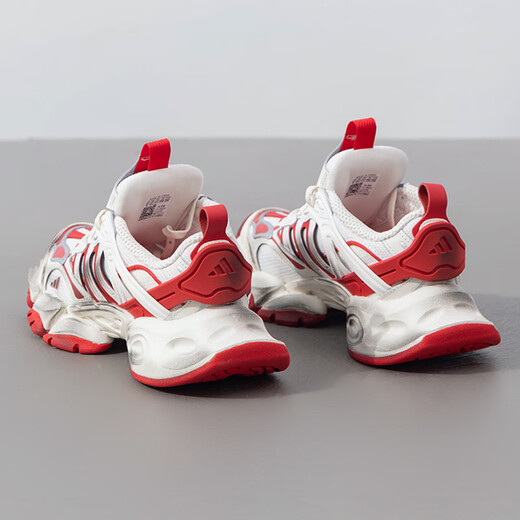 阿迪达斯（adidas）男鞋女鞋官方情侣冬季 蛇年新年红色厚底增高运动休闲复古老爹鞋 JS1590 39