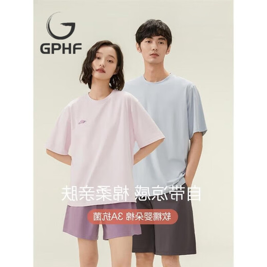 GPHF Japanische leichte Luxus 2025 Paar purer Baumwollpyjama für Frauen kühle Sommer dünne Männer lässige Outdoor -Kleidung Anzug Männerstil 16752 m